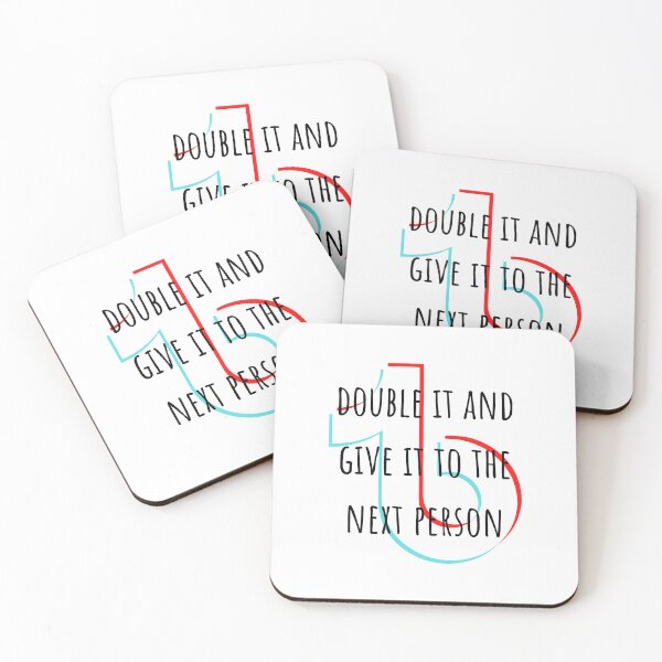 Item preview, double it and give it to the next person | funny TikTok designed and sold by DeltaWhiskey-.