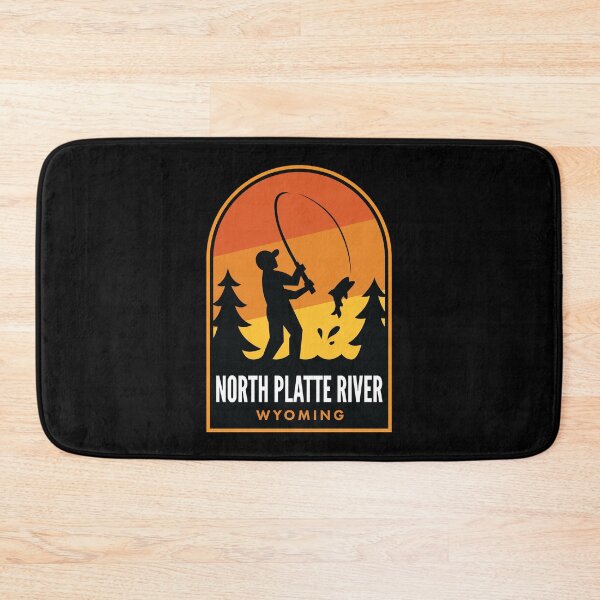 Artikelvorschau, North Platte River Wyoming Fishing entworfen und verkauft von HalpinDesign.