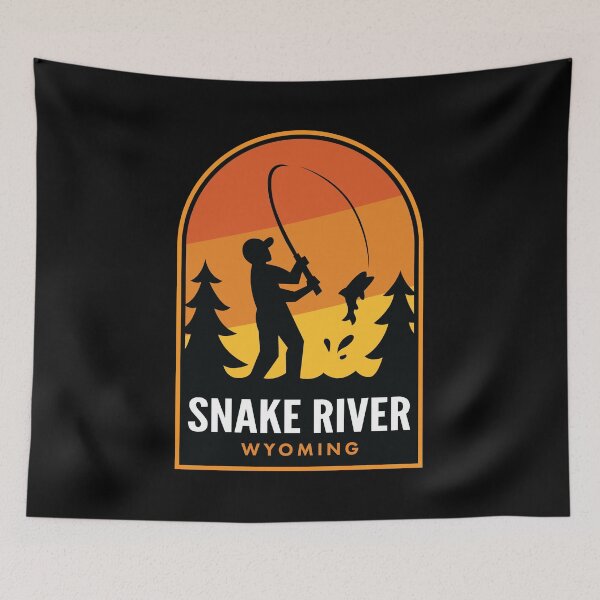 Item preview, Snake River Wyoming Fishing designed and sold by HalpinDesign.