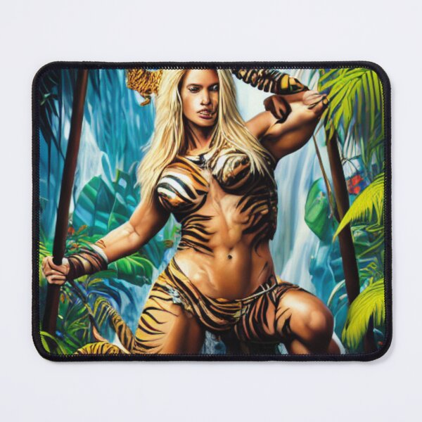 Item preview, The Jungle's Crowned Queen - The Barbarian's Jungle Odyssey designed and sold by WBP Mart.