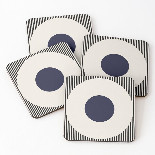 Item preview, Bauhaus Exhibition Print, Bauhaus Wall Art dark blue circle in circle, Bauhaus Exhibition Wall Decor, bauhaus room decor designed and sold by re-make-.