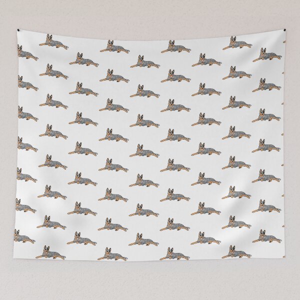 Item preview, Australian cattle dog cute illustration designed and sold by Yarafantasyart.