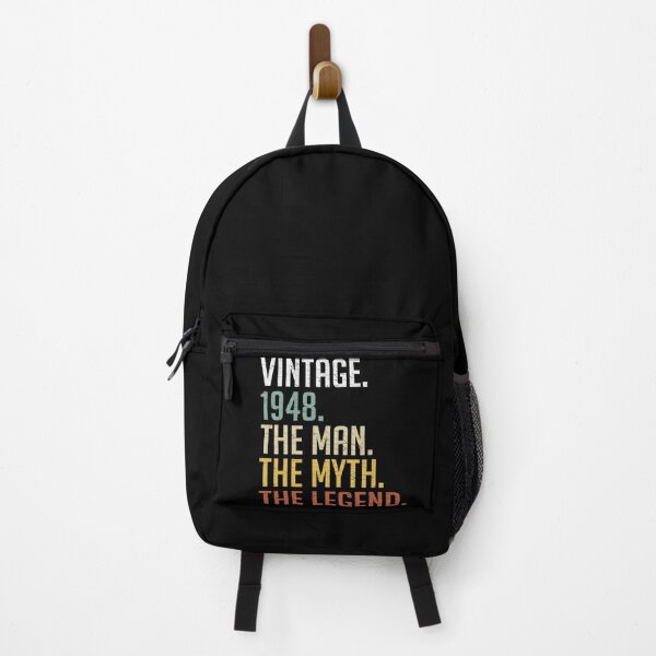 Men's 75 Years Old Vintage 1948 The Man The Myth The Legend 75th Birthday Backpack