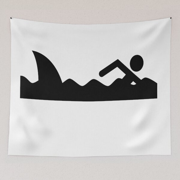 Item preview, Shark Apparel in White Design 20 designed and sold by PastyDesigns.