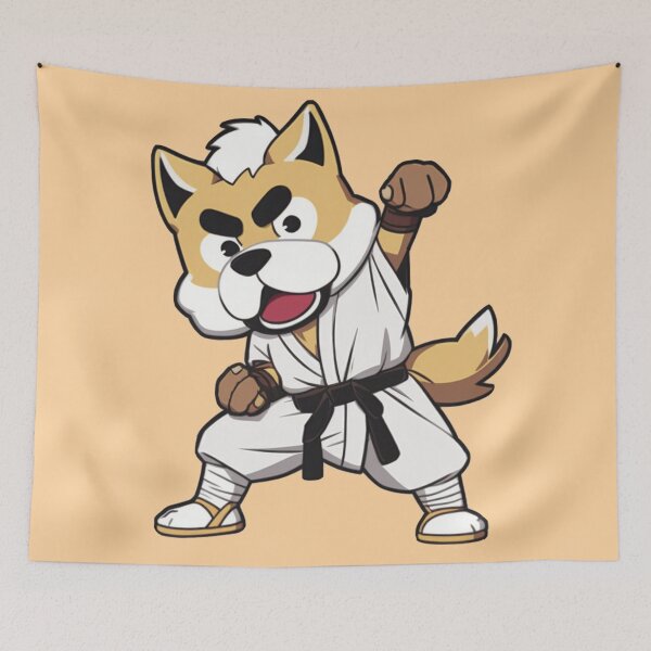 Item preview, Dog Knows Karate designed and sold by via-colab.