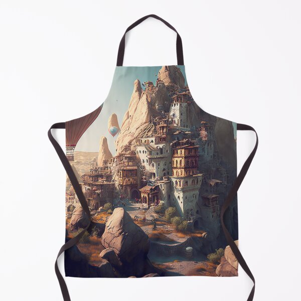 Item preview, Majestic Heights: An Ancient City Perched on a Mountain - Air balloon flighting designed and sold by BIBIHOX.