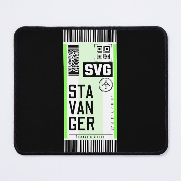 Item preview, STAVANGER SVG classic luggage tag stickers designed and sold by LeddsoDello.