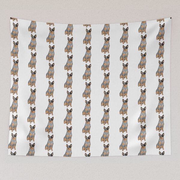 Item preview, Australian cattle dog cute illustration designed and sold by Yarafantasyart.