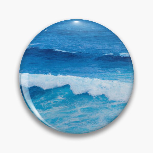 Item preview, beautiful blue sea waves designed and sold by MaltesShop.