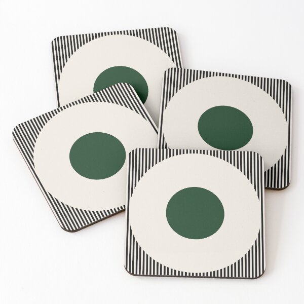 Item preview, Bauhaus Exhibition Print, Bauhaus Wall Art dark green circle in circle, Bauhaus Exhibition Wall Decor, bauhaus room decor designed and sold by re-make-.