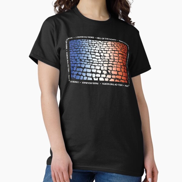 Aperçu de l'œuvre T-shirt Paris-Roubaix / L'Enfer du Nord créée et vendue par scarabtees.