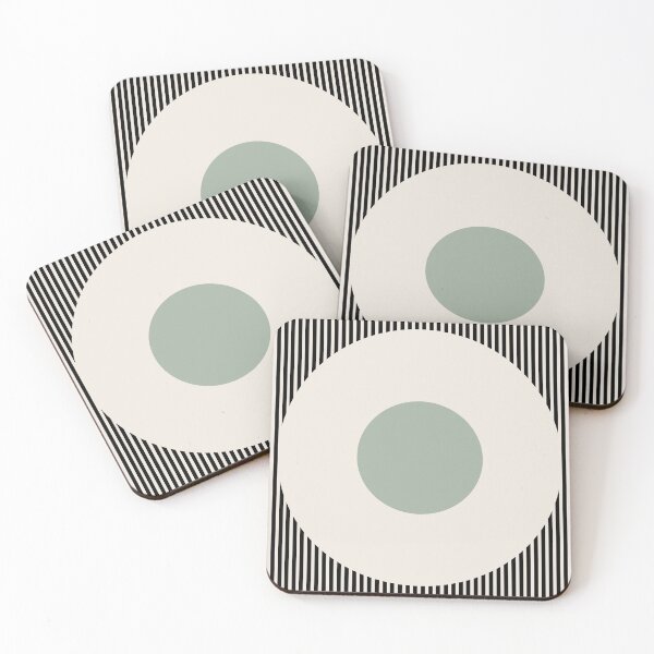 Item preview, Bauhaus Exhibition Print, Bauhaus Wall Art pastel green circle in circle, Bauhaus Exhibition Wall Decor, bauhaus room decor designed and sold by re-make-.