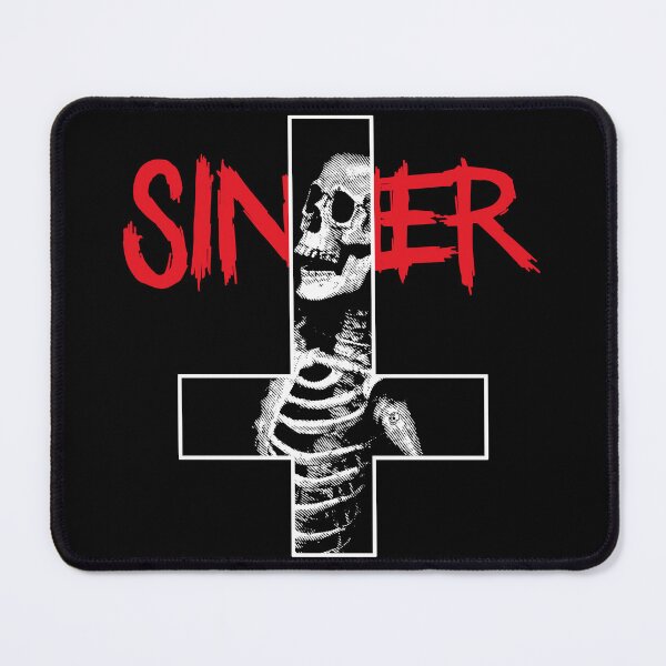 Item preview, Inverted Cross Of Sinner With Skull And Skeleton designed and sold by Creative--Style.