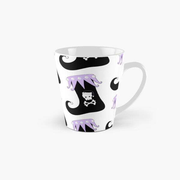 Pastel Goth Christmas | Creepy Stocking | Santa Skull & Cross Bones Tall Mug