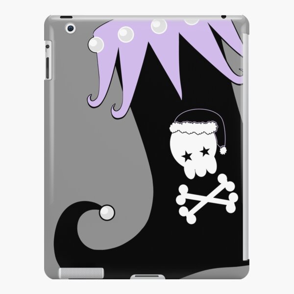 Pastel Goth Christmas | Creepy Stocking | Santa Skull & Cross Bones iPad Snap Case