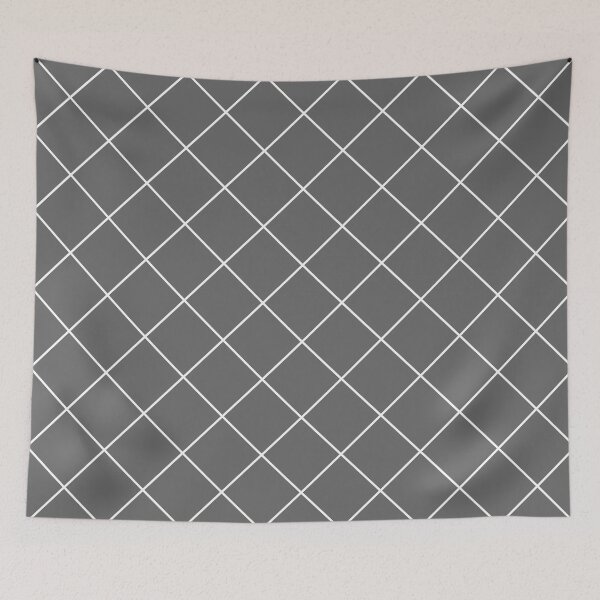 Item preview, sloping grid, white and medium gray designed and sold by AK-minimalist.