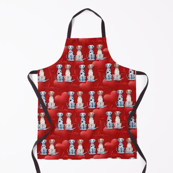Item preview, Valentine's Day Dalmatians Seamless Pattern designed and sold by PBJArt.