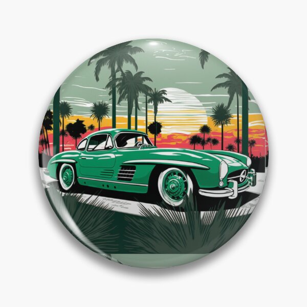 Item preview, Green Luxury Car  designed and sold by TheVaultArt.