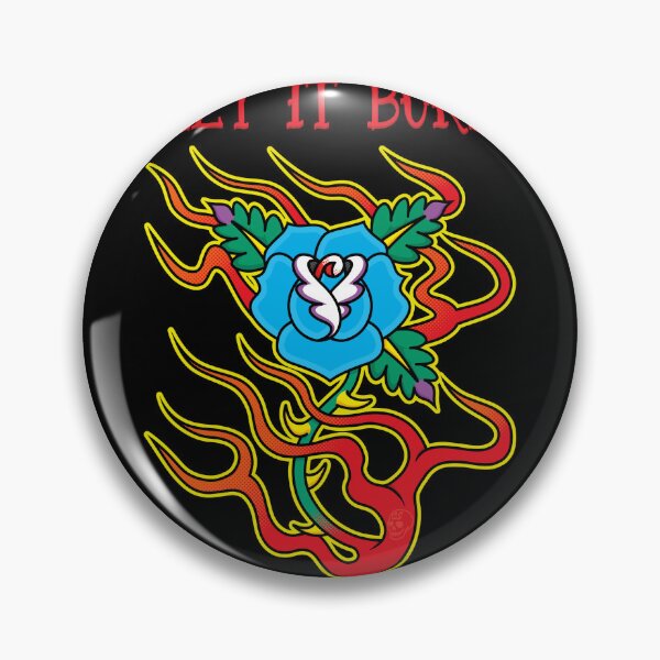 Item preview, Blue Rose On Fire Let It Burn designed and sold by Creative--Style.