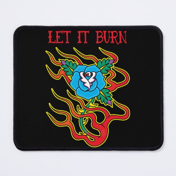 Item preview, Blue Rose On Fire Let It Burn designed and sold by Creative--Style.