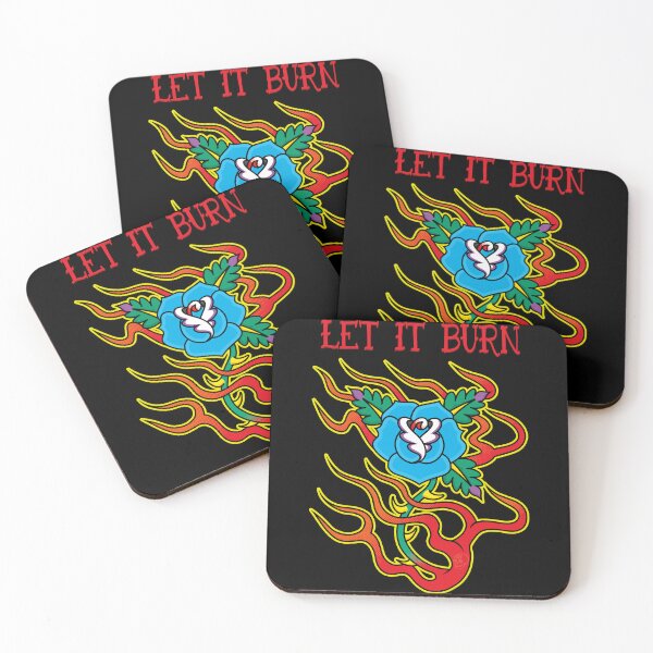Item preview, Blue Rose On Fire Let It Burn designed and sold by Creative--Style.