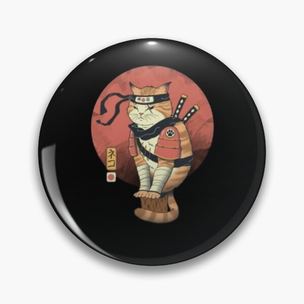 Item preview, The Samurai Cat  designed and sold by ⭐The Bullet Man ⭐.