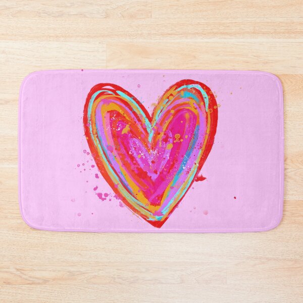 Item preview, Painted Valentines day hearts for women, unique one of a kind, love heart designed and sold by SleeplessLady.