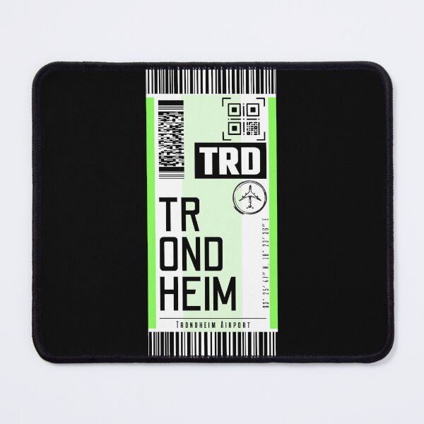 Item preview, TRONDHEIM TRD classic luggage tag travel stickers designed and sold by LeddsoDello.