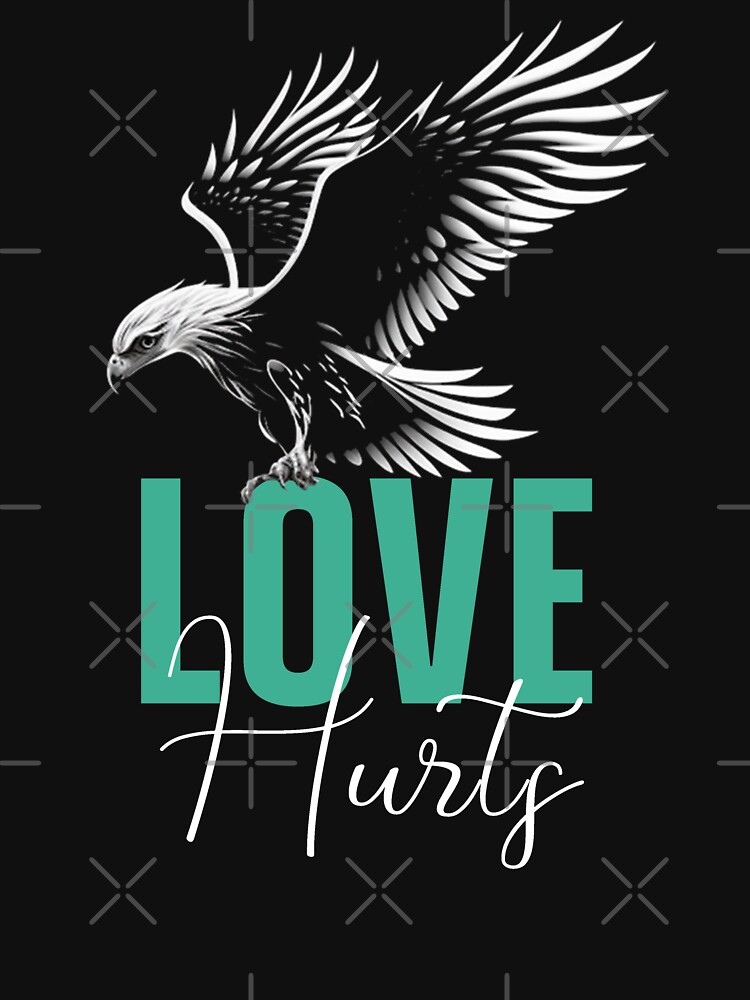 Hurts So Good Eagles Fan - Love Hurts Eagles Fan Vintage T-Shirt