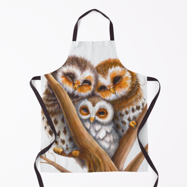 Item preview, Owls Huddled together | Owl Watercolor Print | Owl Illustration | Owl Print | Home Wall Decor | Wall Art designed and sold by phillipbooth.