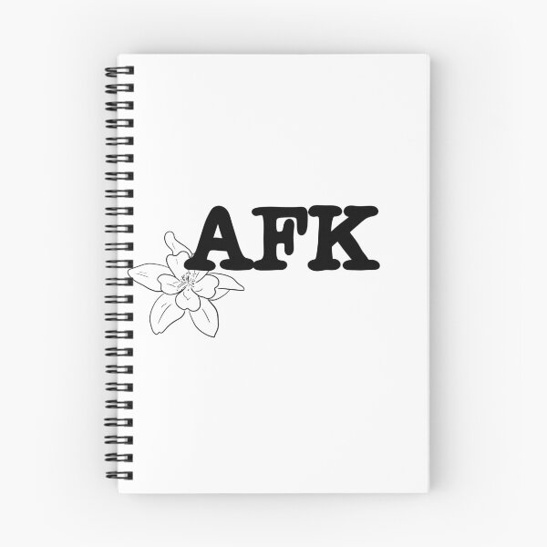 Item preview, AFK designed and sold by parakeetz.