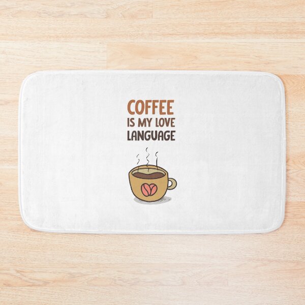 Item preview, Coffee is My Love Language Heart designed and sold by mjammer.