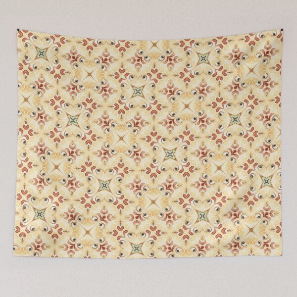 Item preview, Eyeballs in Brown, Orange and Green Pattern designed and sold by Zab Butler Design.