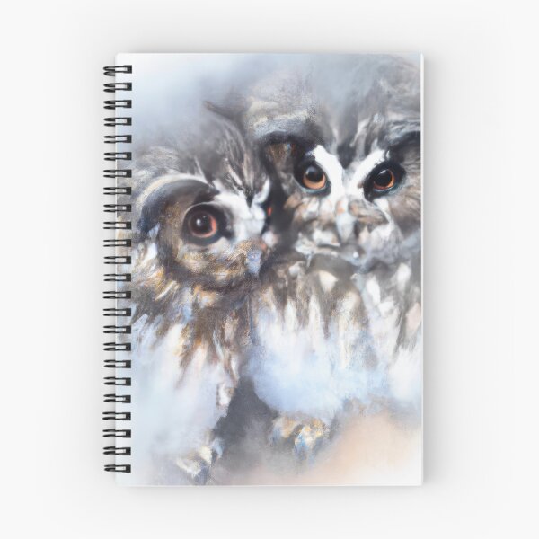 Item preview, Owls Huddled together | Owl Watercolor Print | Owl Illustration | Owl Print | Home Wall Decor | Wall Art designed and sold by phillipbooth.