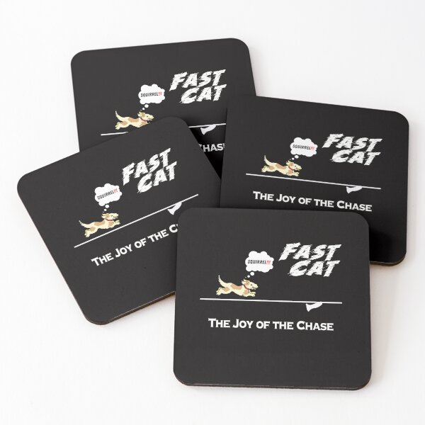 Item preview, Funny Fast Cat - dog sport - Squirrel - the joy of the chase designed and sold by Just4doglovers.