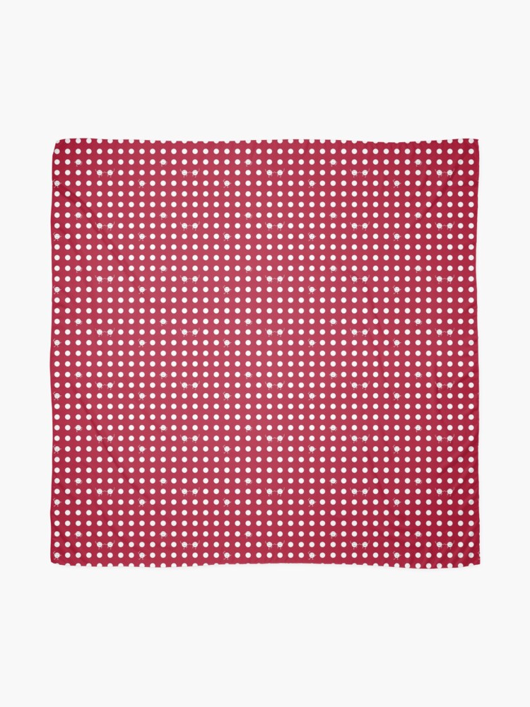 Alternate view of Polka dots! - RED Scarf