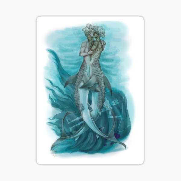 Nur Du und ich in der Stillen Tiefe Sticker