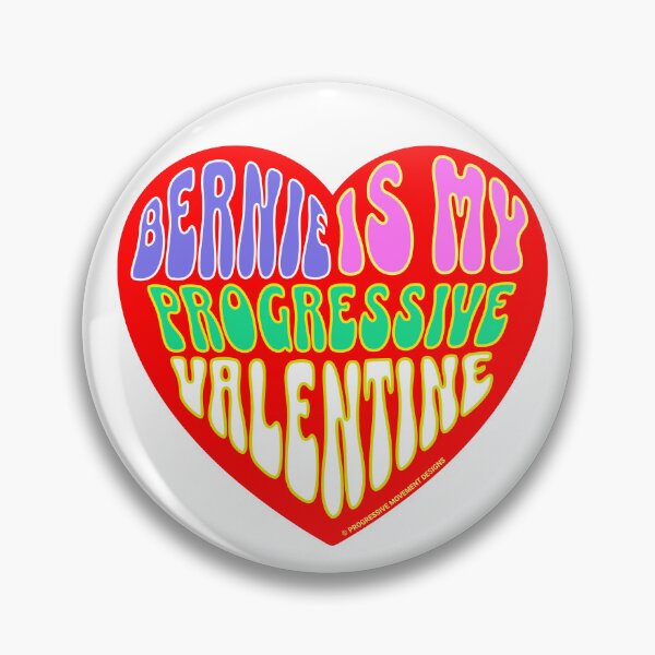 Item preview, PMD00312 Progressive Movement Designs Valentine heart funny Valentines v12 for progressives Bernie Sanders supporters designed and sold by ProgressiveLeft.