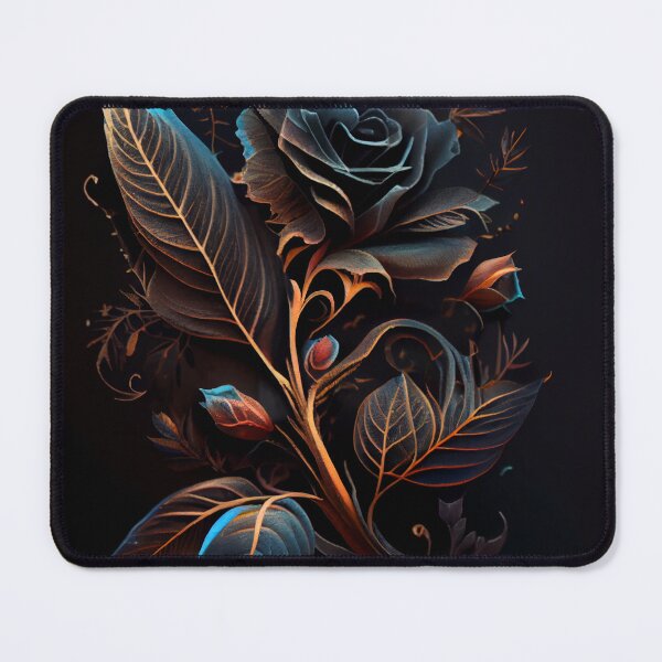 Item preview, Flaming Blue Rose designed and sold by PipikaArt.