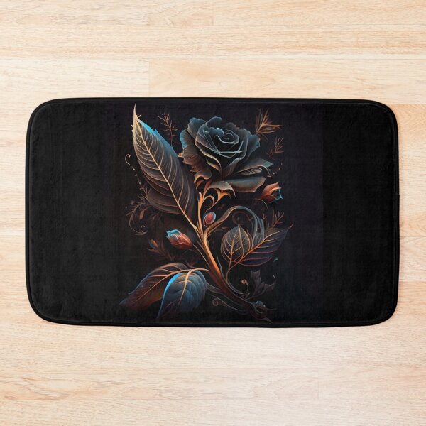 Item preview, Flaming Blue Rose designed and sold by PipikaArt.