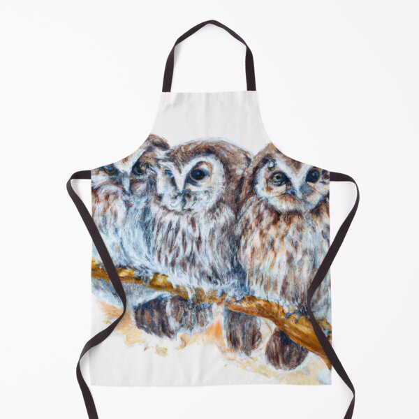 Item preview, Owls Huddled together | Owl Watercolor Print | Owl Illustration | Owl Print | Home Wall Decor | Wall Art designed and sold by phillipbooth.