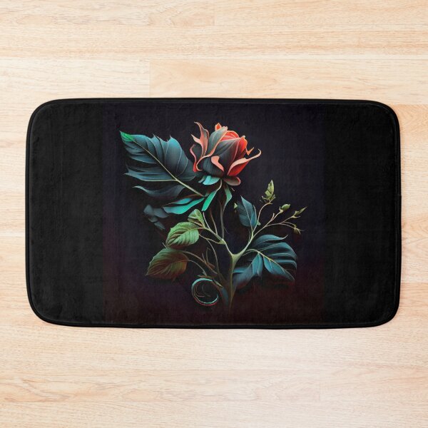 Item preview, Flaming Blue Rose designed and sold by PipikaArt.