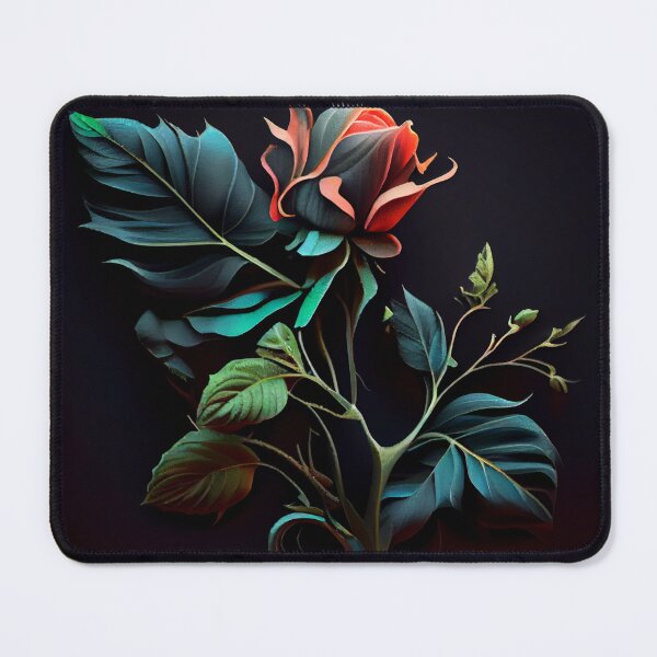 Item preview, Flaming Blue Rose designed and sold by PipikaArt.