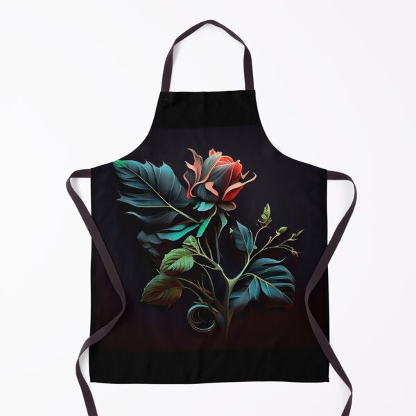 Item preview, Flaming Blue Rose designed and sold by PipikaArt.