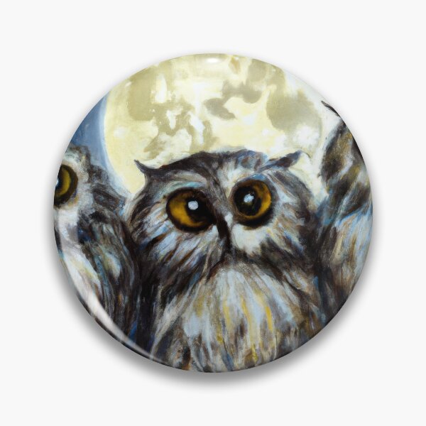 Item preview, Owls Hanging Out Together | Owl Watercolor Print | Owl Illustration | Owl Print | Home Wall Decor | Wall Art designed and sold by phillipbooth.