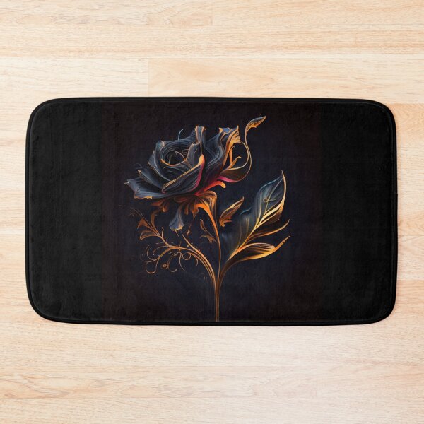 Item preview, Flaming Blue Rose designed and sold by PipikaArt.