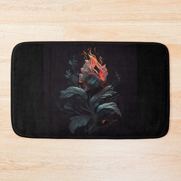Item preview, Flaming Blue Rose designed and sold by PipikaArt.