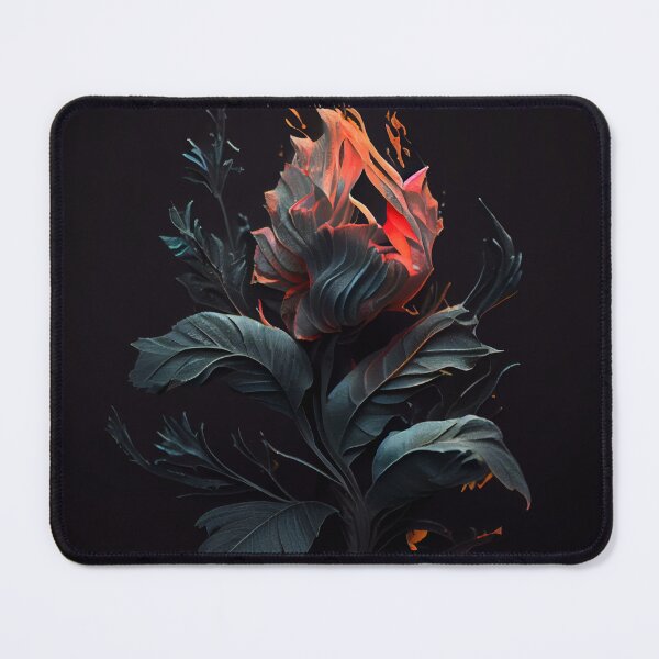 Item preview, Flaming Blue Rose designed and sold by PipikaArt.