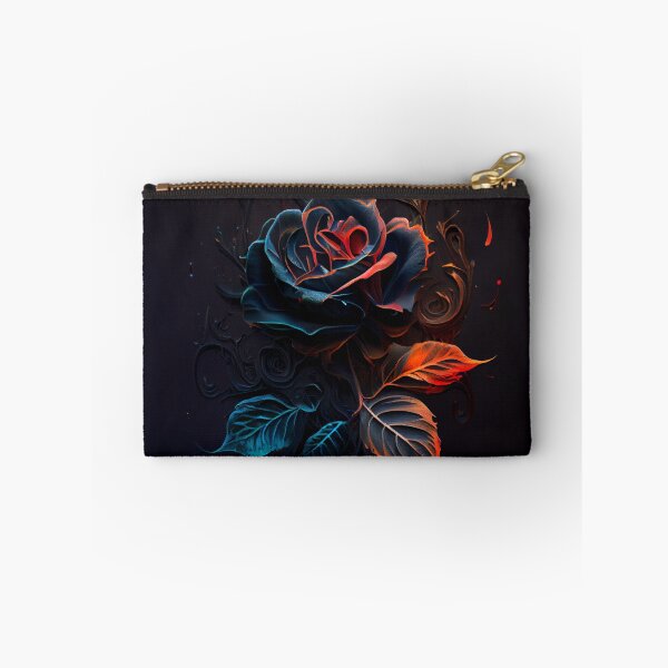 Item preview, Flaming Blue Rose designed and sold by PipikaArt.