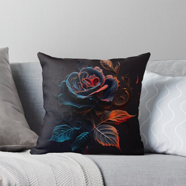 Item preview, Flaming Blue Rose designed and sold by PipikaArt.